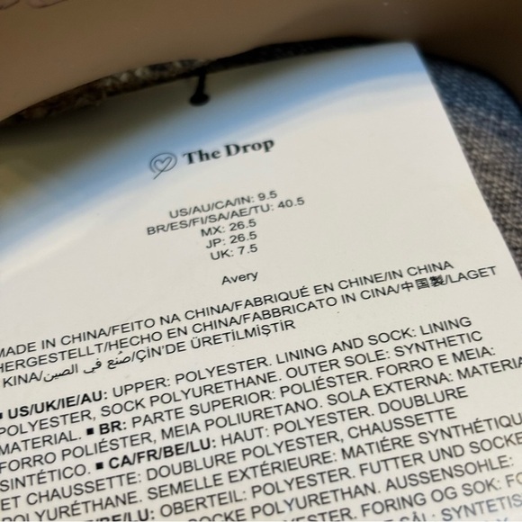 The Drop Women's Avery Square Toe Two Strap High Heeled Sandal - Picture 8 of 8